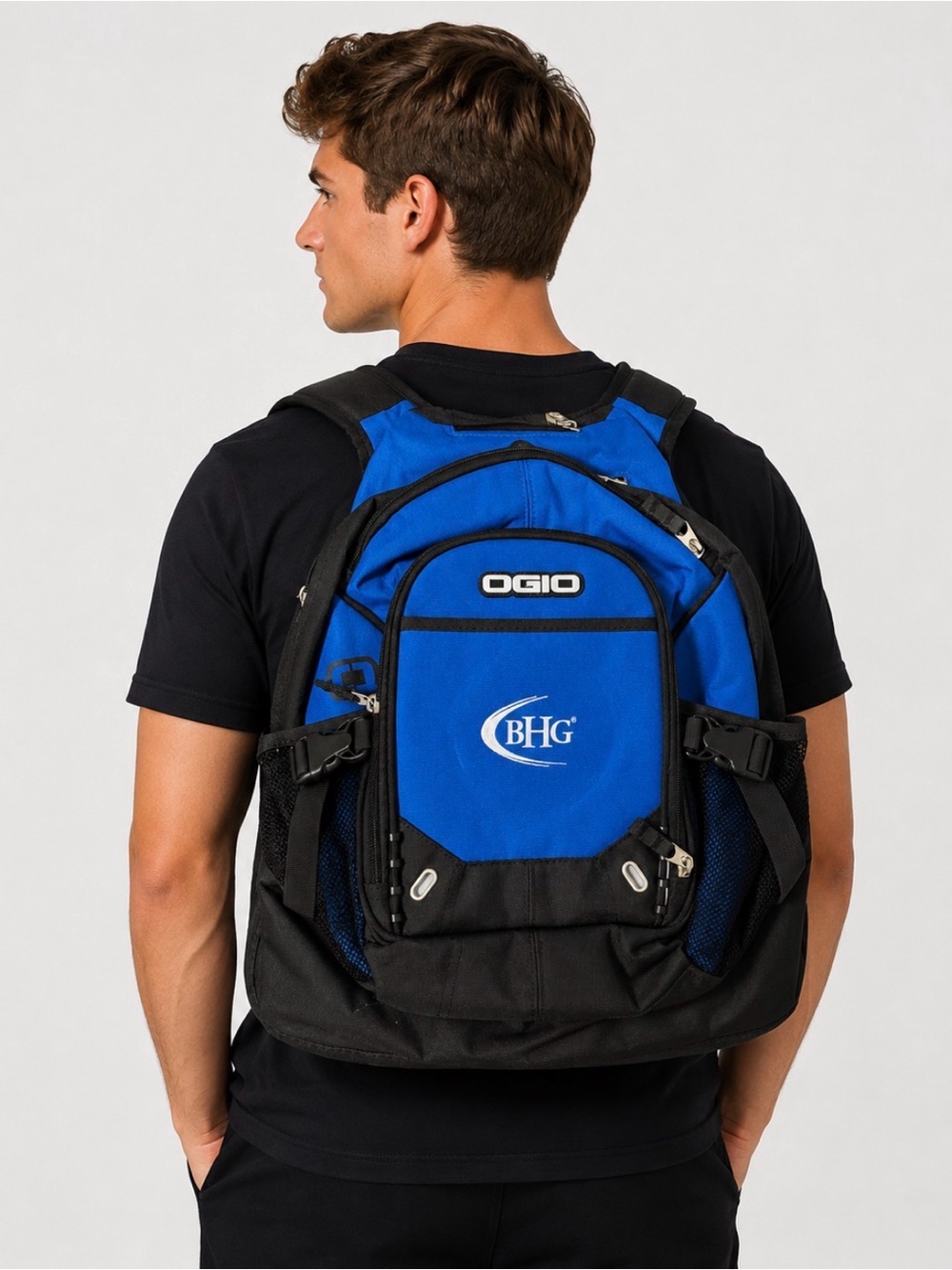 OGIO Tech Specs Fugitive Backpack Blue and Black Men's Backpack never used - Picture 3 of 10
